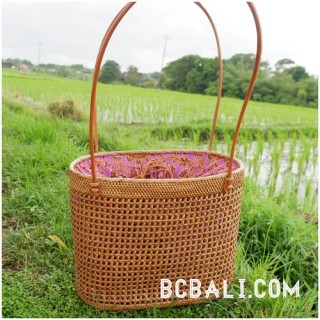 hand woven net straw grass ethnic handbag bali handmade